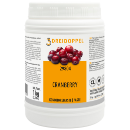 1 kg PASTA ŻURAWINA 298 DREIDOPPEL pasta smakowa do lodów i wyrobów cukierniczych