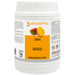 1 kg PASTA MANGO 293 DREIDOPPEL pasta smakowa do lodów i wyrobów cukierniczych