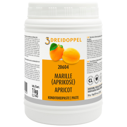 1 kg PASTA MORELA 206 DREIDOPPEL pasta smakowa do lodów i wyrobów cukierniczych