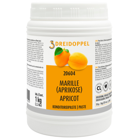 1 kg PASTA MORELA 206 DREIDOPPEL pasta smakowa do lodów i wyrobów cukierniczych