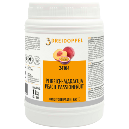 1 kg PASTA BRZOSKWINIA I MARAKUJA 241 DREIDOPPEL pasta smakowa do lodów i wyrobów cukierniczych