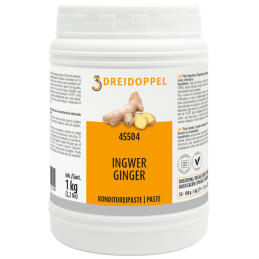 1 kg PASTA IMBIR 455 DREIDOPPEL pasta smakowa do lodów i wyrobów cukierniczych