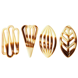 575 szt. Ażurki SPECJAŁ czekoladowe marmurkowe 331015 Barbara Decor