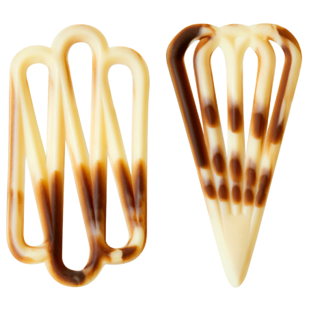 575 szt. Ażurki SPECJAŁ czekoladowe marmurkowe 331015 Barbara Decor