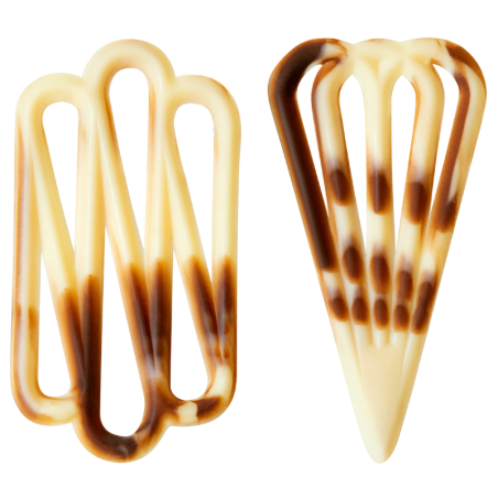 575 szt. Ażurki SPECJAŁ czekoladowe marmurkowe 331015 Barbara Decor