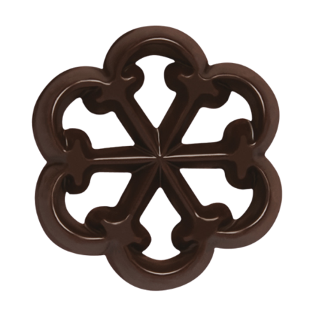 300 szt. Ażurki MELA z ciemnej czekolady 33122 Barbara Decor