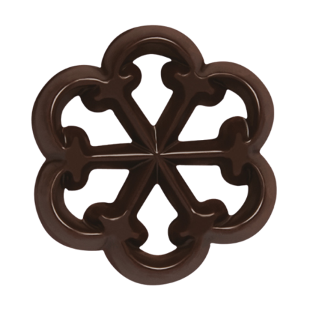 300 szt. Ażurki MELA z ciemnej czekolady 33122 Barbara Decor