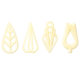 650 szt. Ażurki FINEZJA z białej czekolady 33104 Barbara Decor