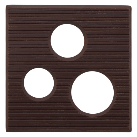 300 szt. Ażurki KWADRAT z ciemnej czekolady 33932 Barbara Decor