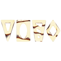 220 szt. Ażurki ART DECOR czekoladowe marmurkowe 3392515 Barbara Decor