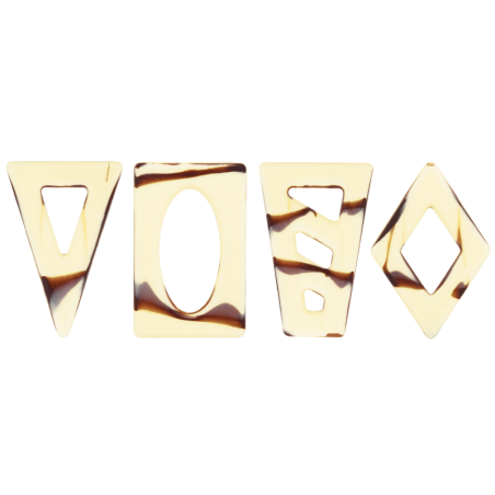 220 szt. Ażurki ART DECOR czekoladowe marmurkowe 3392515 Barbara Decor