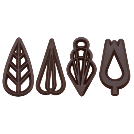 610 szt. Ażurki FINEZJA z ciemnej czekolady 33103 Barbara Decor