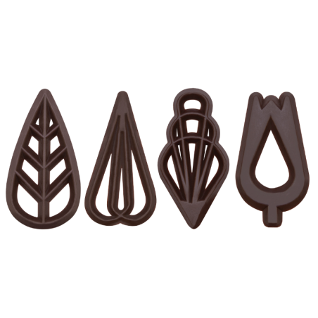 610 szt. Ażurki FINEZJA z ciemnej czekolady 33103 Barbara Decor