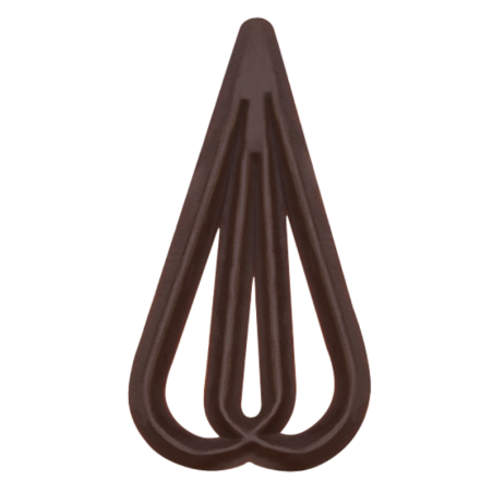 610 szt. Ażurki FINEZJA z ciemnej czekolady 33103 Barbara Decor