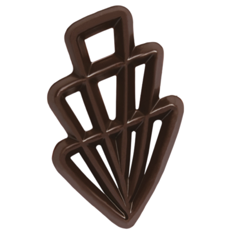 550 szt. Ażurki MILA z ciemnej czekolady 33120 Barbara Decor