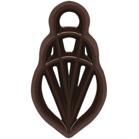 550 szt. Ażurki MILA z ciemnej czekolady 33120 Barbara Decor