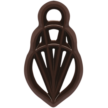 550 szt. Ażurki MILA z ciemnej czekolady 33120 Barbara Decor