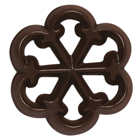 550 szt. Ażurki MILA z ciemnej czekolady 33120 Barbara Decor