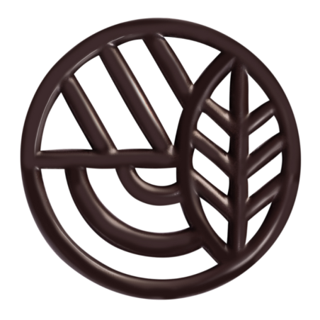 260 szt. AŻURKI INSPIRACJA 33102 BARBARA DECOR dekoracja z ciemnej czekolady dł. 40 mm