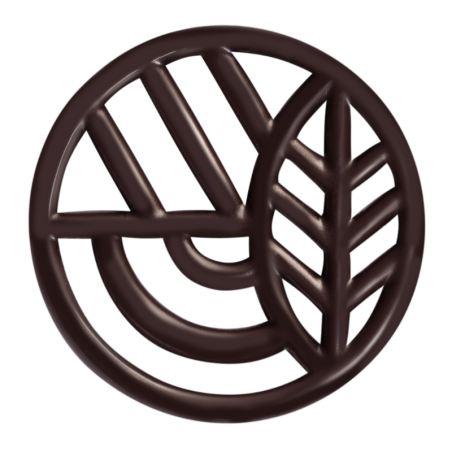 260 szt. AŻURKI INSPIRACJA 33102 BARBARA DECOR dekoracja z ciemnej czekolady dł. 40 mm