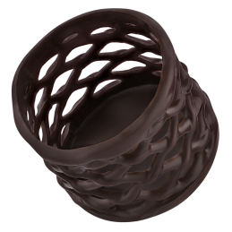 84 szt. FOREMKI GRILLAGE 30308 BARBARA DECOR ażurowa dekoracja z ciemnej czekolady Ø 30 x h 30 mm