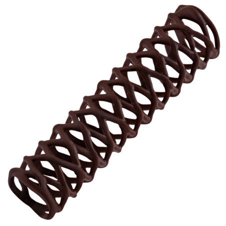 56 szt. RURKA MINI dekoracja z czekolady deserowej ∅16 dł 90 mm 90167 Barbara Decor