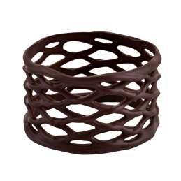 100 szt. KOSZYCZKI MIDI dekoracja z czekolady deserowej - dł. 45 mm - nr. kat. 30457 Barbara Decor