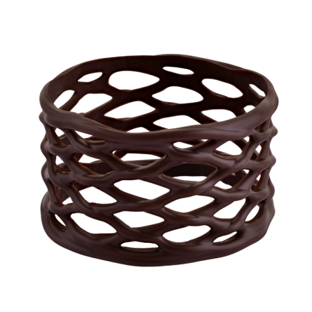 100 szt. KOSZYCZKI MIDI dekoracja z czekolady deserowej - dł. 45 mm - nr. kat. 30457 Barbara Decor