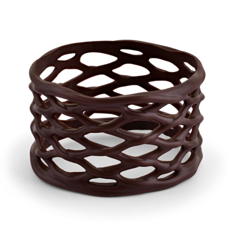 100 szt. KOSZYCZKI MIDI dekoracja z czekolady deserowej - dł. 45 mm - nr. kat. 30457 Barbara Decor