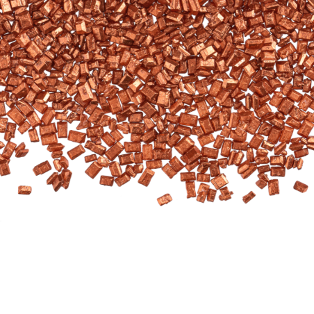 op. 1.8 kg Kryształki brązowe - 069879 Barbara Decor - chrupiąca posypka cukrowa do dekoracji cukierniczych - dł. 2 mm