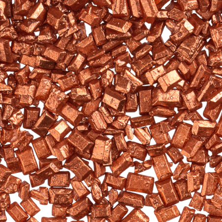 op. 1.8 kg Kryształki brązowe - 069879 Barbara Decor - chrupiąca posypka cukrowa do dekoracji cukierniczych - dł. 2 mm