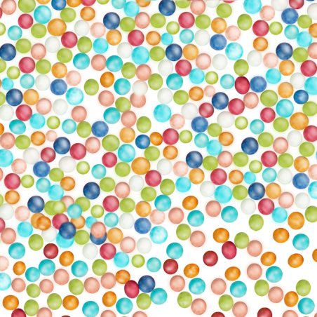 1.8 kg MACZKI KOLOROWE 009663 BARBARA DECOR dekoracyjna posypka cukrowa