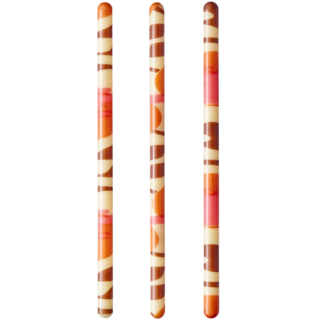 op. 228 szt. Bierki Tokyo - 33736 Barbara Decor - kolorowe patyczki z białej czekolady - wym. 5 x 135 mm