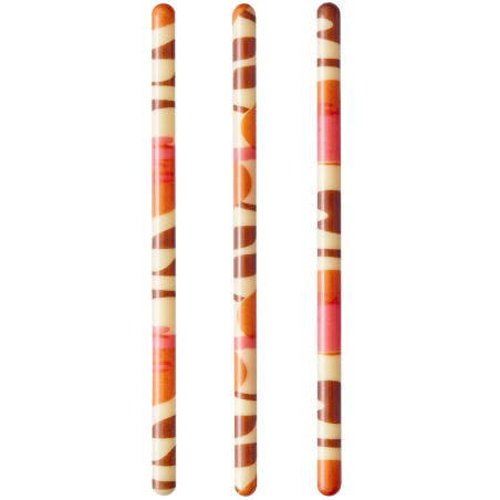 op. 228 szt. Bierki Tokyo - 33736 Barbara Decor - kolorowe patyczki z białej czekolady - wym. 5 x 135 mm