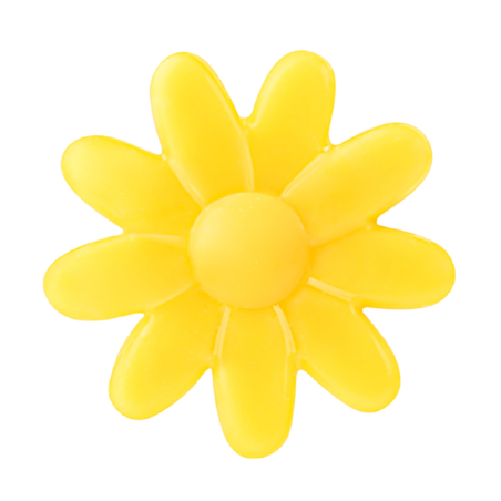 216 szt. KWIATKI KOLOROWE 33996 BARBARA DECOR dekoracja z białej czekolady 15 x 20 mm