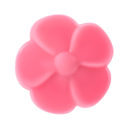 216 szt. KWIATKI KOLOROWE 33996 BARBARA DECOR dekoracja z białej czekolady 15 x 20 mm