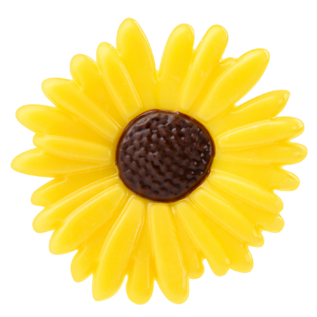 252 szt. WIOSENNE KWIATY 33994 BARBARA DECOR dekoracja z białej czekolady 30 x 35 mm