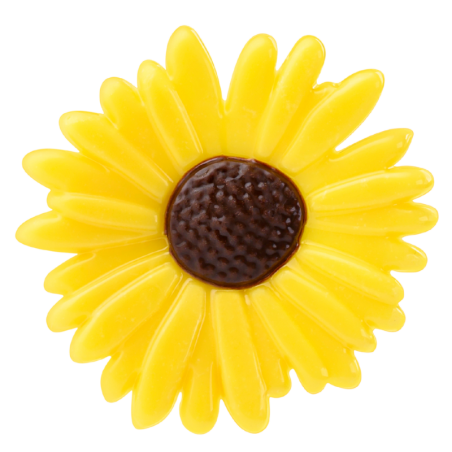 252 szt. WIOSENNE KWIATY 33994 BARBARA DECOR dekoracja z białej czekolady 30 x 35 mm