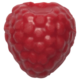 162 szt. RÓŻOWA MALINA dekoracja z białej czekolady dł. 23 mm 33825 Barbara Decor