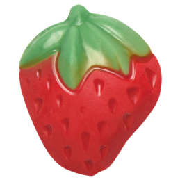 175 szt. CZERWONA TRUSKAWKA dekoracja z białej czekolady dł. 35 mm 33833 Barbara Decor