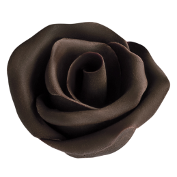 30 szt. ∅ 40 mm RÓŻA Z CZEKOLADY DESEROWEJ 339360 Barbara Decor