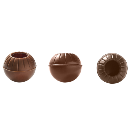 504 szt. KORPUSY TRUFLOWE Z MLECZNEJ CZEKOLADY 1031 Barbara Decor