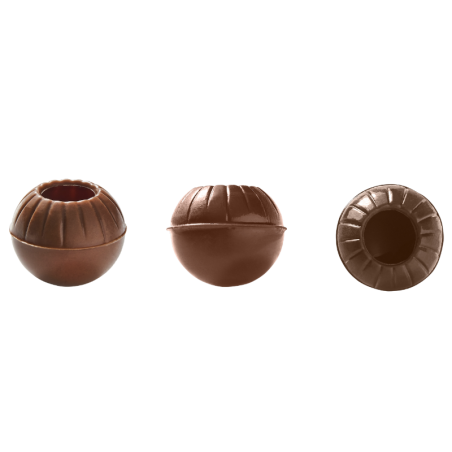 504 szt. KORPUSY TRUFLOWE Z MLECZNEJ CZEKOLADY 1031 Barbara Decor