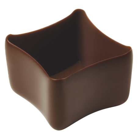 150 szt. FOREMKA KARO 3392 BARBARA DECOR kwadratowa foremka z mlecznej czekolady 20 x 21 mm