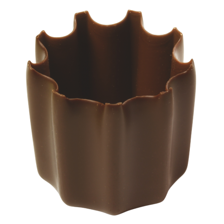 150 szt. FOREMKA GWIAZDA 3394 BARBARA DECOR foremka z dekoracyjnym brzegiem z czekolady deserowej 25 x 28 mm