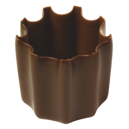 150 szt. FOREMKA GWIAZDA 3394 BARBARA DECOR foremka z dekoracyjnym brzegiem z czekolady deserowej 25 x 28 mm