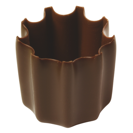 150 szt. FOREMKA GWIAZDA 3394 BARBARA DECOR foremka z dekoracyjnym brzegiem z czekolady deserowej 25 x 28 mm