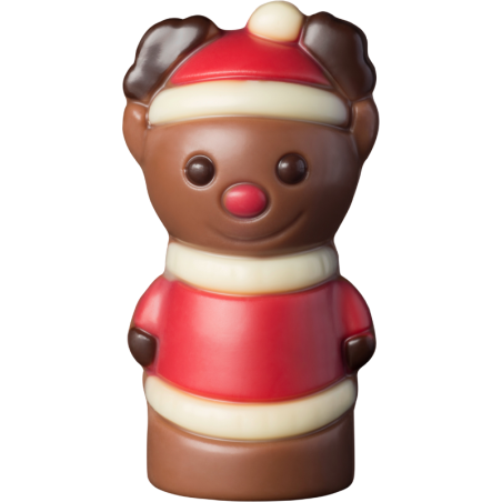 op. 40 g - Świąteczny zestaw mini figurek z mlecznej czekolady - prezent w dekoracyjnym pudełku