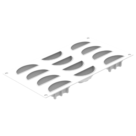 Maritozzo 135 Silikomart - zestaw form silikonowych do nowoczesnych Maritozzi - śr. 68 x wys. 40 mm / poj. 135 ml