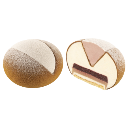 Maritozzo 135 Silikomart - zestaw form silikonowych do nowoczesnych Maritozzi - śr. 68 x wys. 40 mm / poj. 135 ml